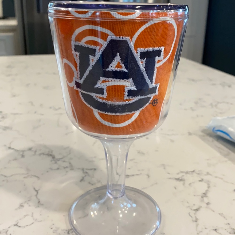 Auburn wine glass - plastic